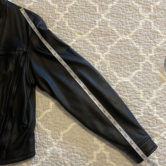 Women's Large L Harley-Davidson Leather Jacket 98136-03VW Front Vented Embossed - Picture 11 of 13